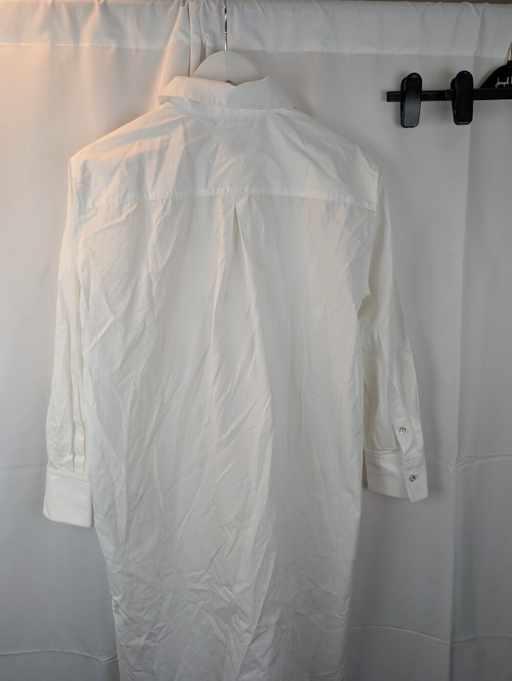 Marella (MaxMara group) White Longline Button-Down Shirt Size 4 BNWT - Picture 7 of 10